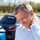 Man grasping neck and wincing after an auto accident